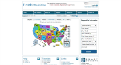 Desktop Screenshot of findforms.uscourtforms.com